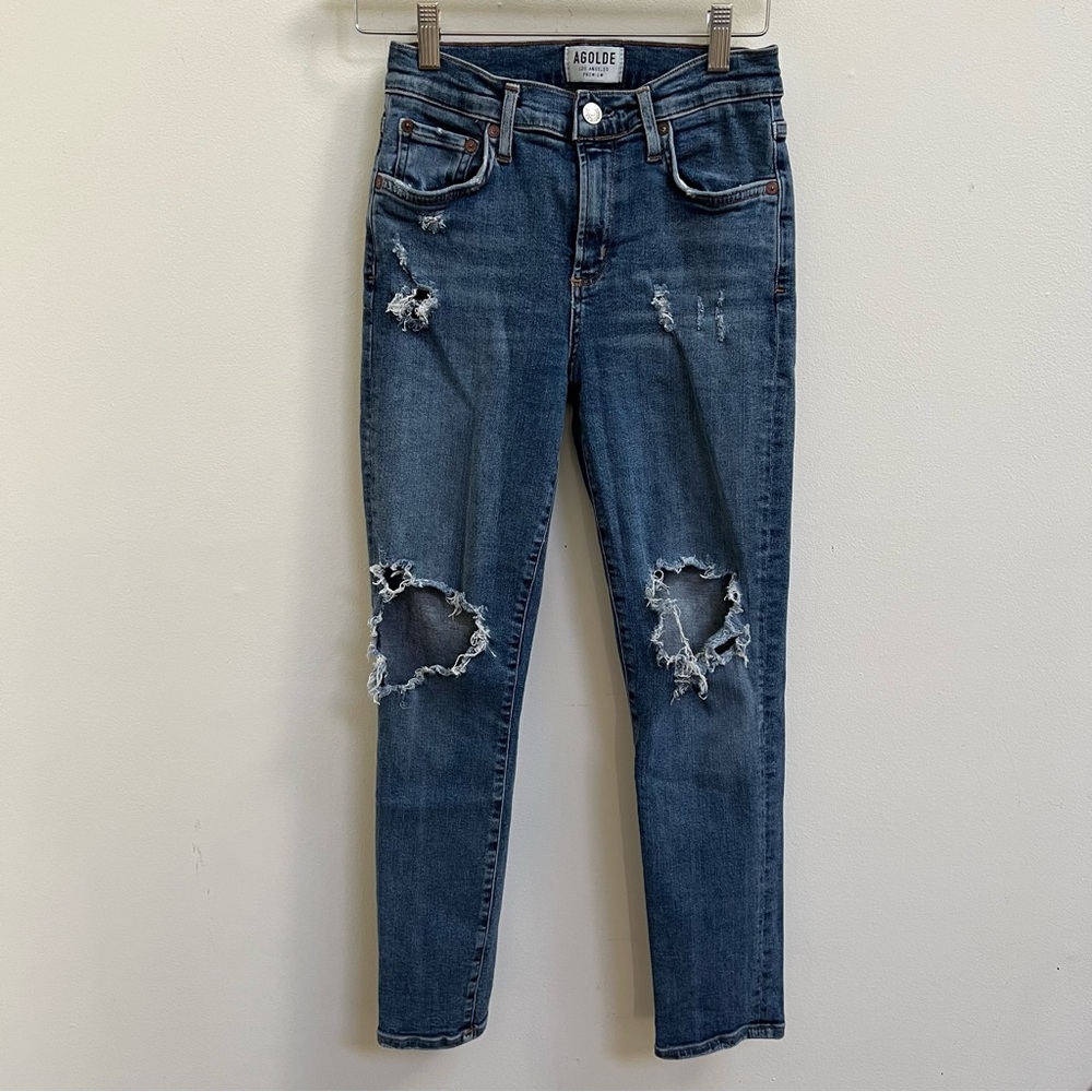 AGOLDE Sophie High Rise Skinny Crop Jeans A018-E843 Size 26